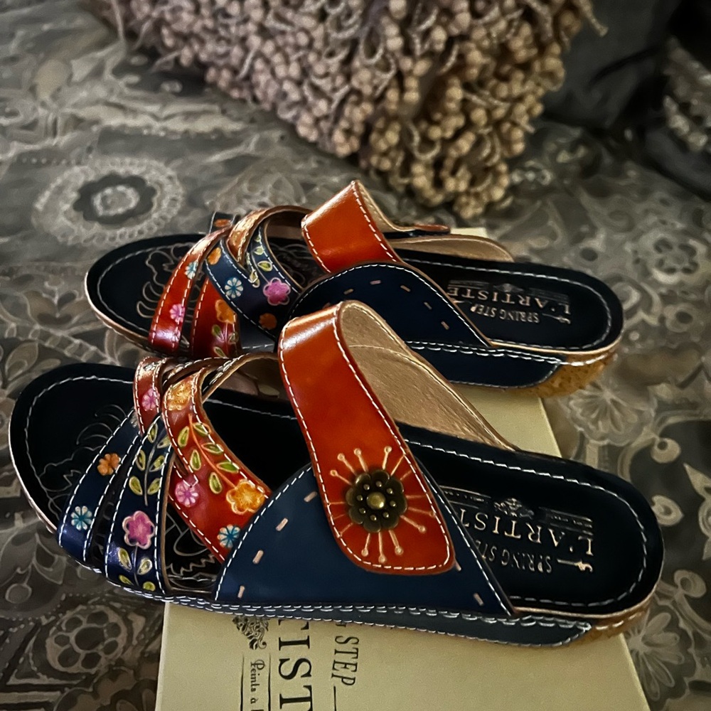 Colorful Floral Women's Sandals